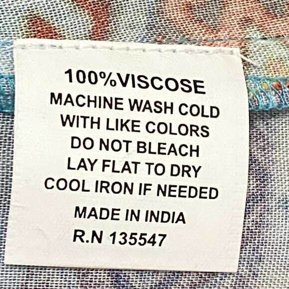 Avani Del Amour Sz S Shirt Tunic Long Sleeve Multicolor Patchwork Mixed Print - Picture 7 of 7